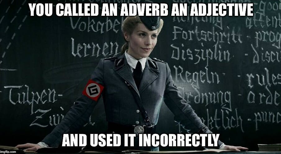 Englisches Adverb adverb grammar