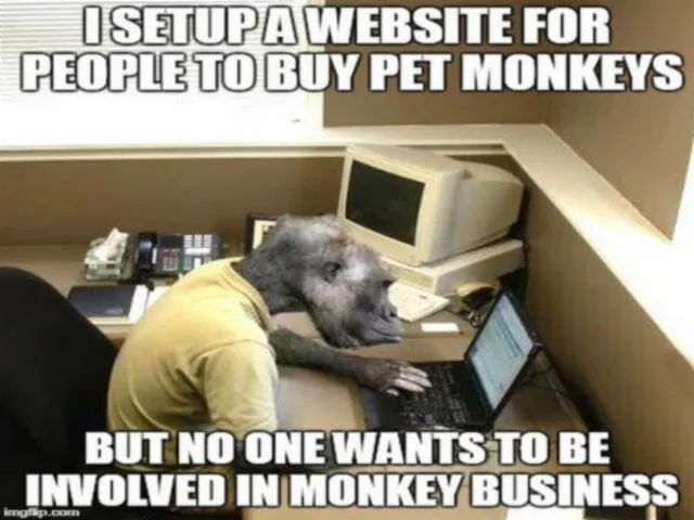 frases hechas en inglés monkey business