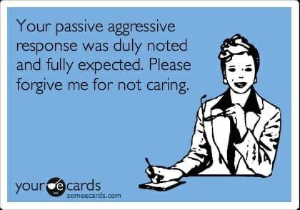 past simple passive voice tense, Passiv, Englisch, passiv-aggressive, passive Aggression