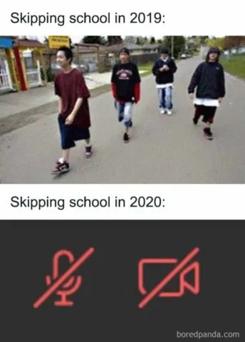 angielskie memy 2020 podsumowanie roku śmieszne wagary