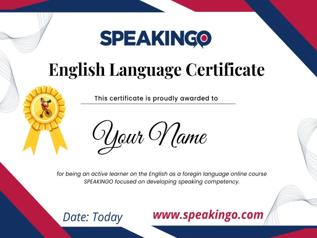 Kurs Angielskiego Online Z Darmowym Certyfikatem ⋆ Speakingo ⋆ 6175