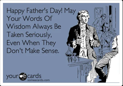 memy na dzień ojca, fathers day, dzień ojca w anglii, sensu brak