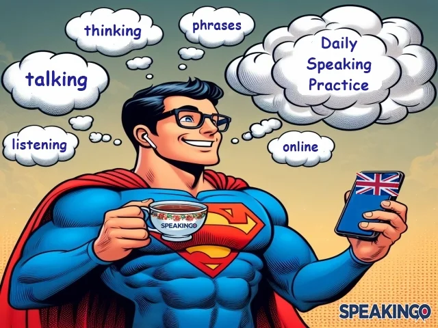 daile speaking practice online, superman
